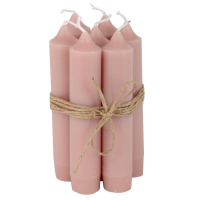 Set a 5 korte dinerkaarsjes oud roze